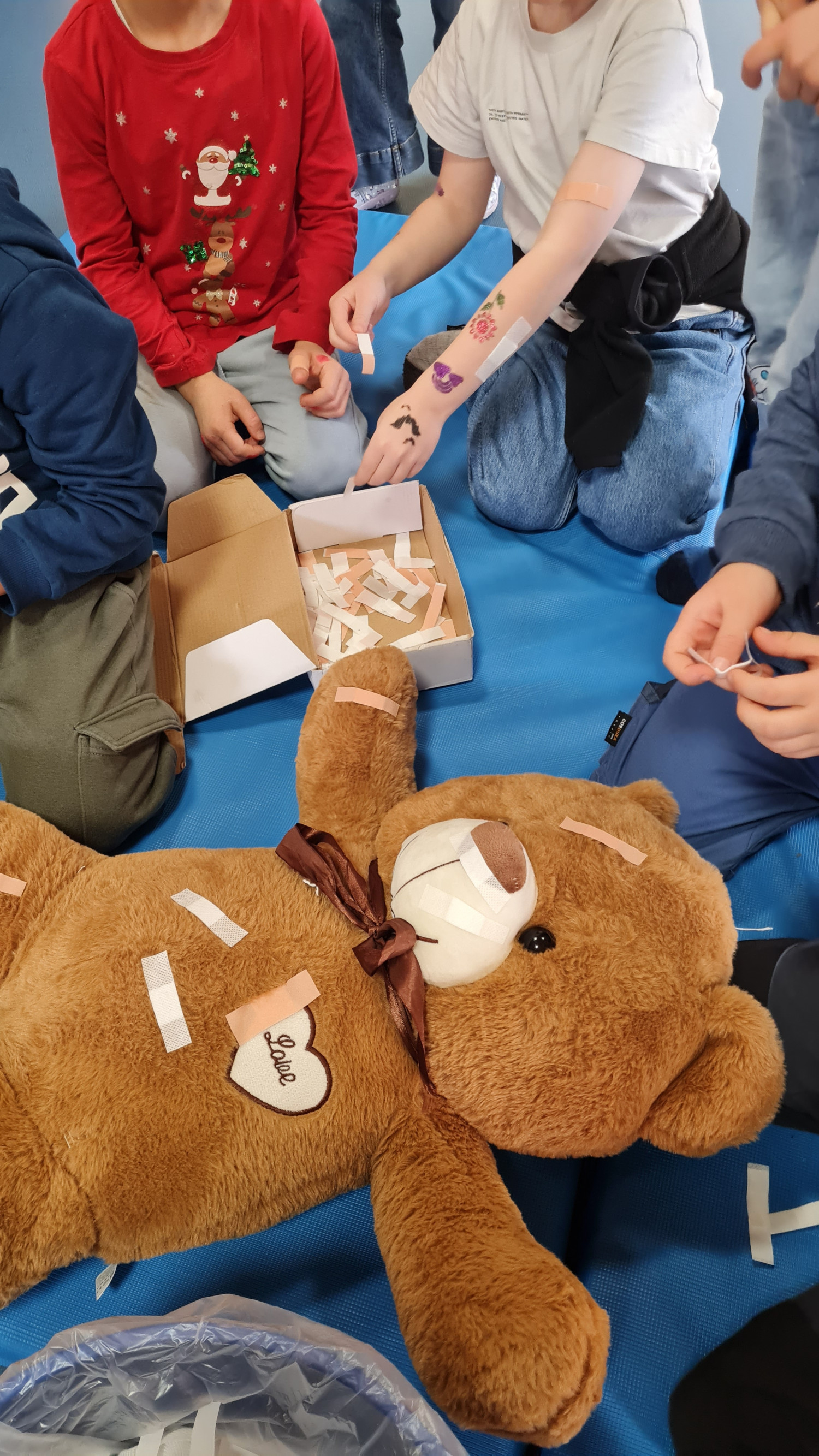 2 Der Teddy in den besten Haenden