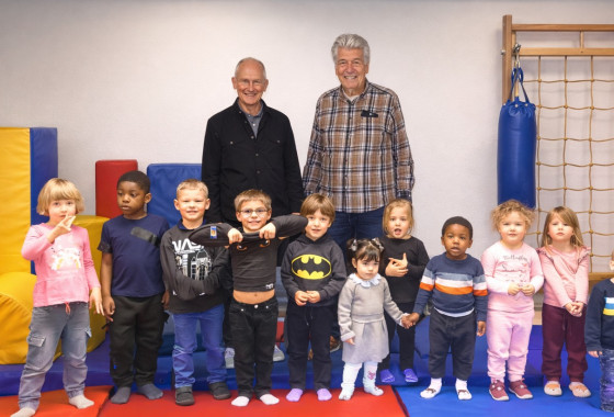 Kita Gerberstrasse mit Stifter Wolfgang Witschel